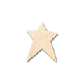 Unfinished Wood Unbalanced Star Shape - Craft - up to 46" DIY