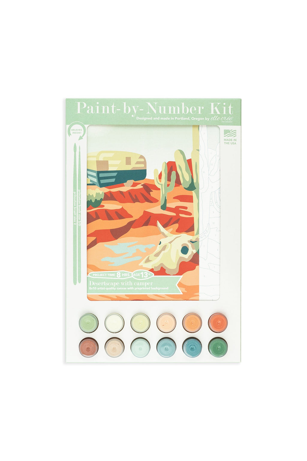 Desertscape | 8x10 paint-by-number kit