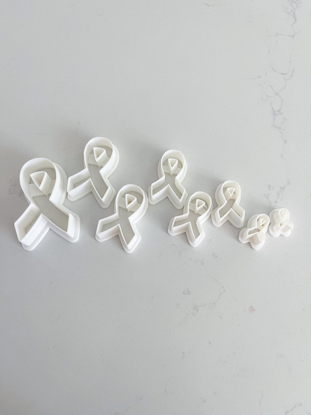 Cancer Awareness Ribbon Clay Cutter Set