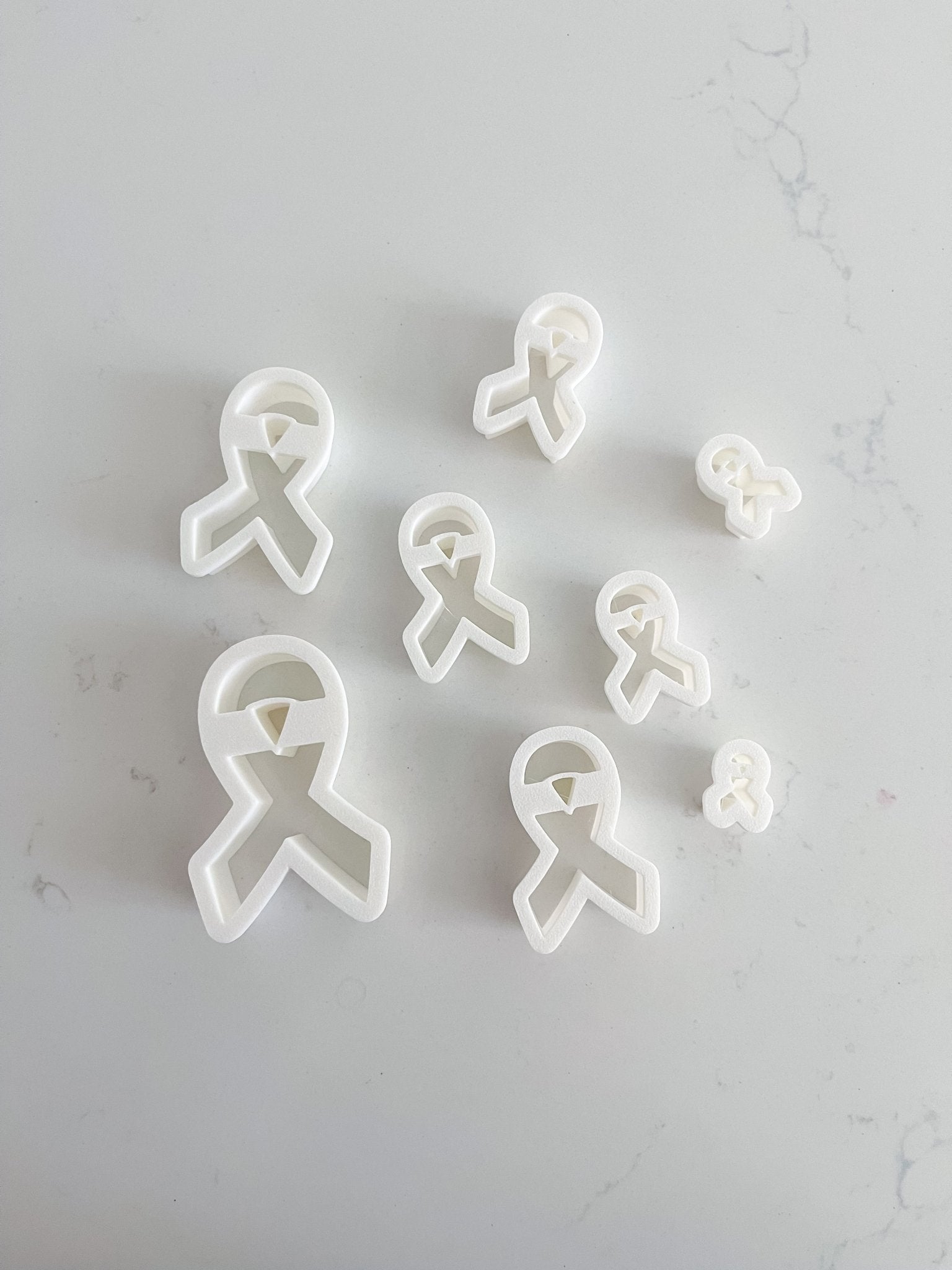 Cancer Awareness Ribbon Clay Cutter Set