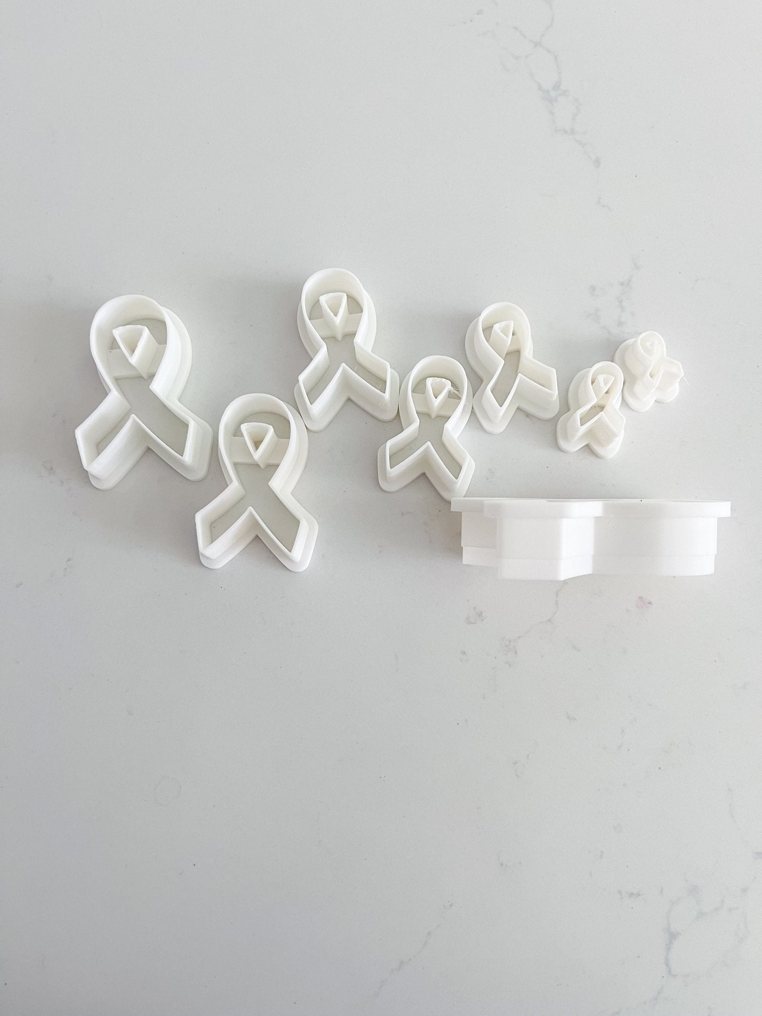 Cancer Awareness Ribbon Clay Cutter Set
